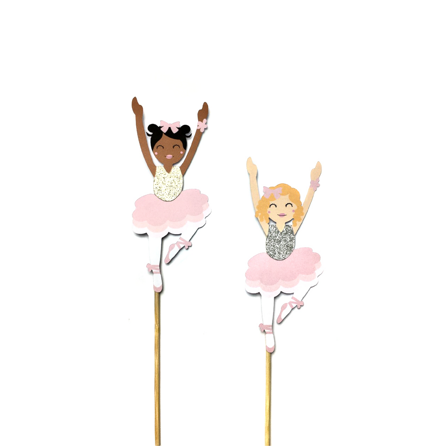 Customisable Ballerina Cake Topper