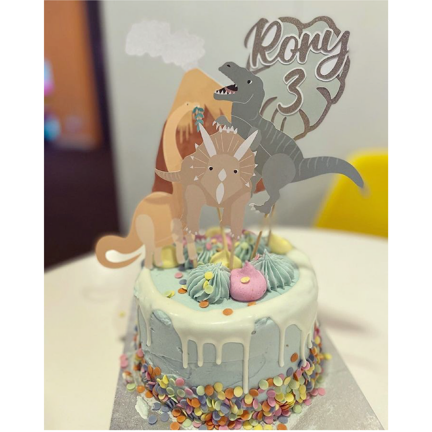 Personalised Jungle Leaf Topper