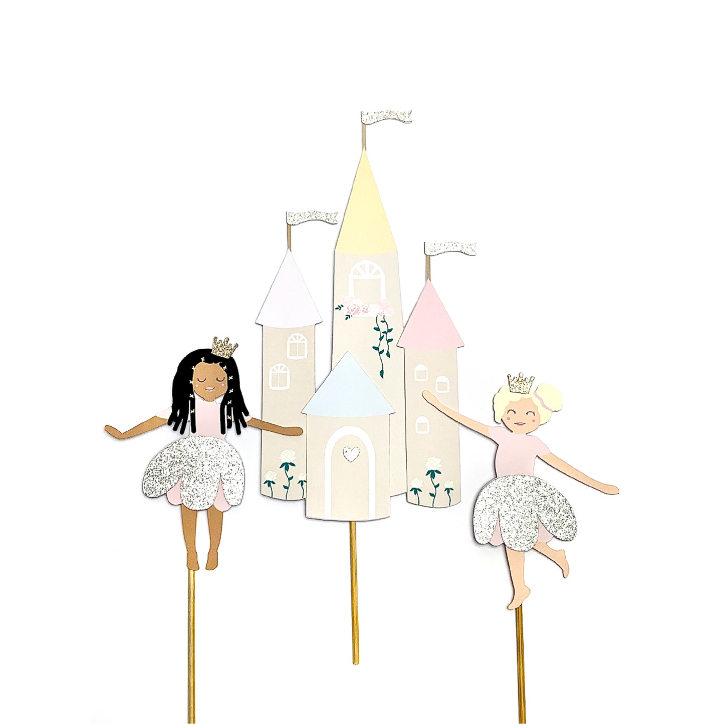 Princess & Castle Cake Topper Set