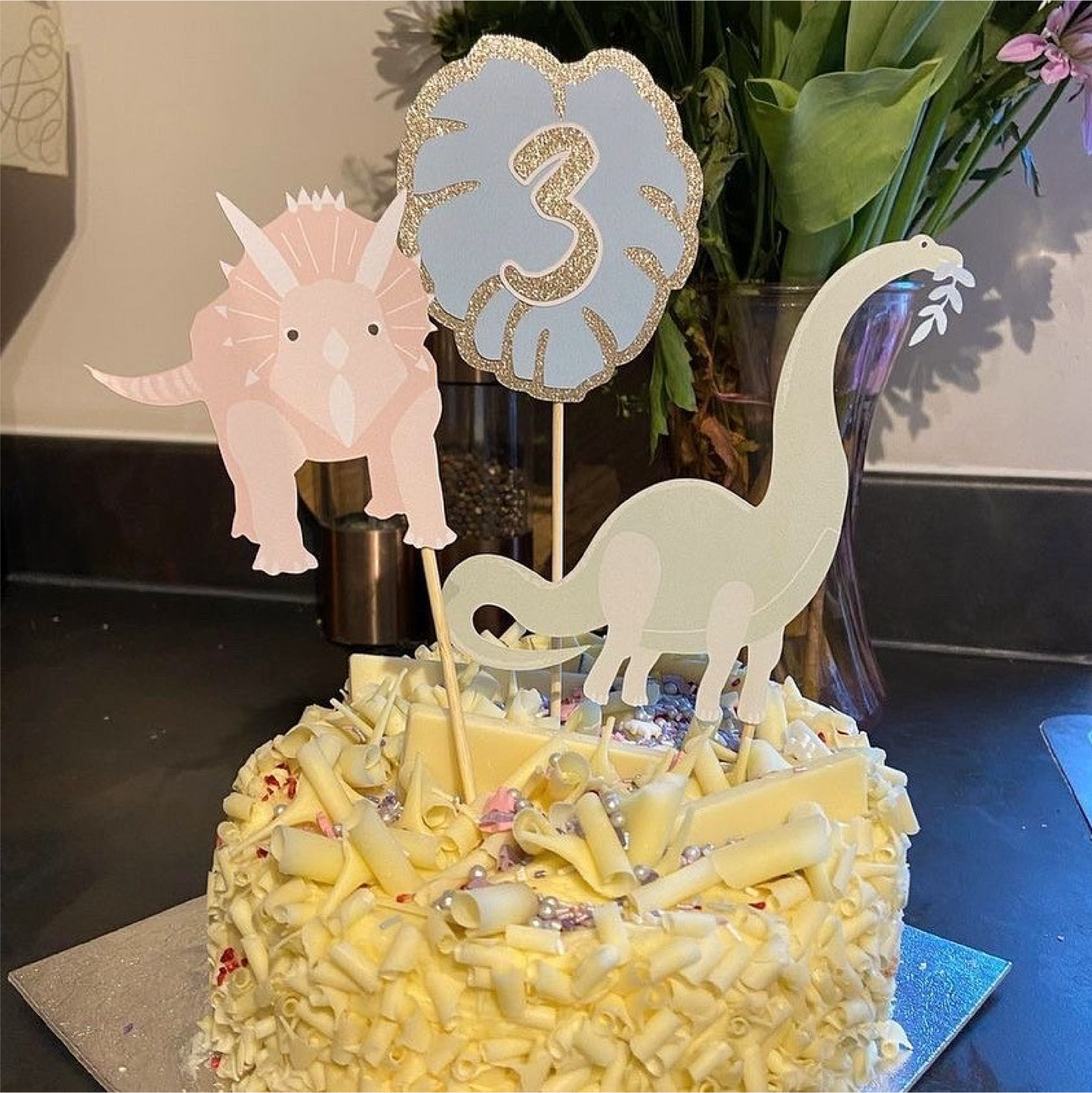 Personalised Jungle Leaf Topper