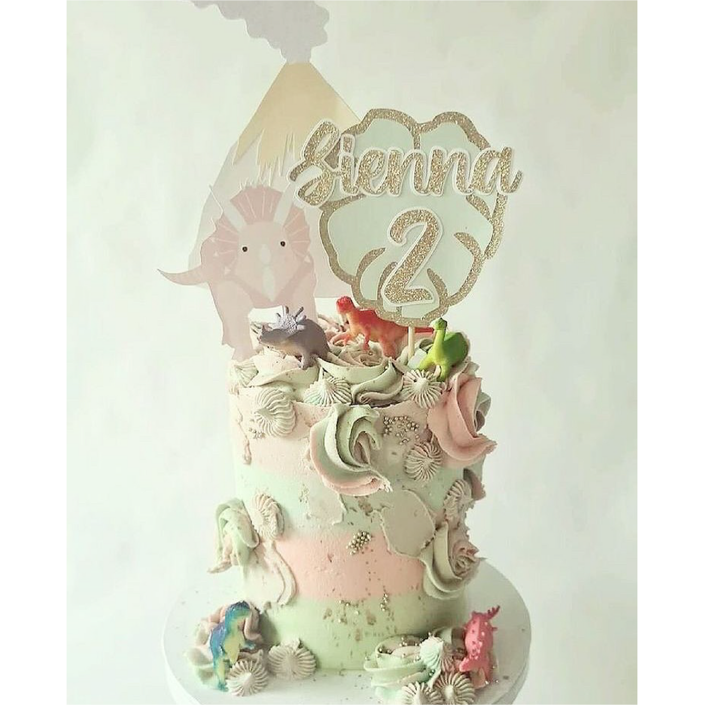 Personalised Jungle Leaf Topper