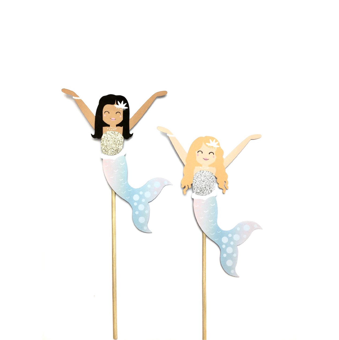 Customisable Mermaid Cake Topper