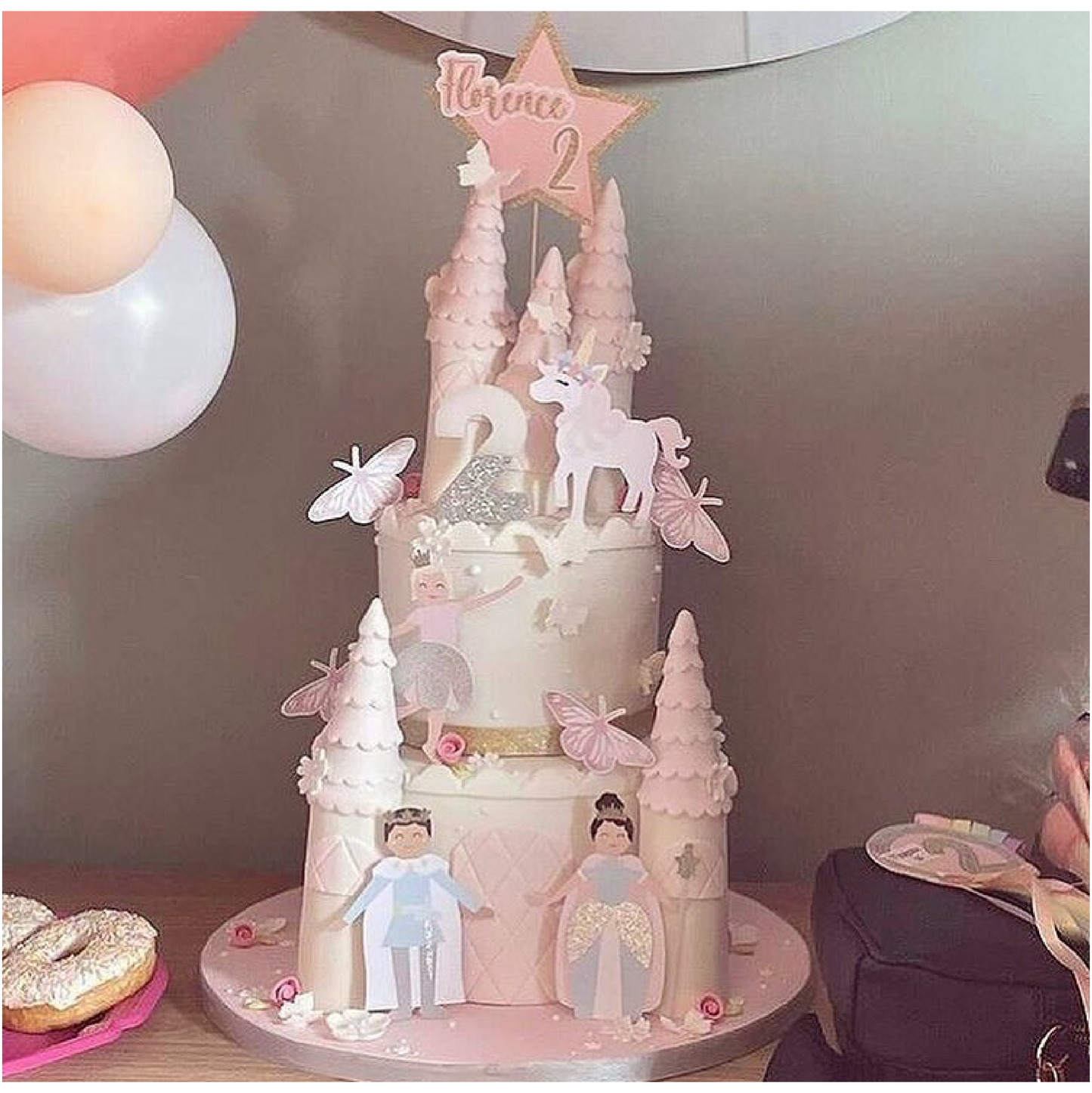 Queen and King Cake Topper Set