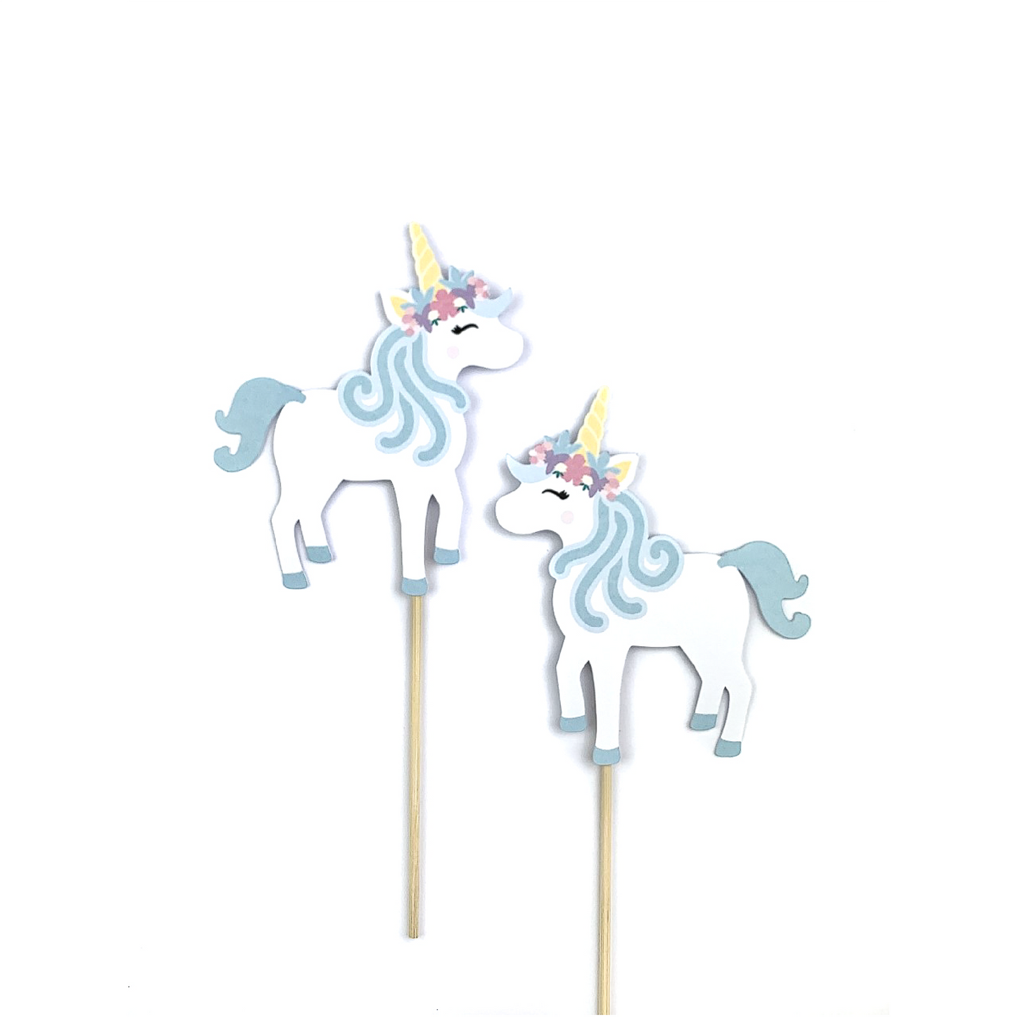 Winter Unicorn Cake Topper