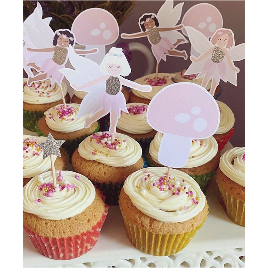 Garden Fairy Cake Topper Set – Dooielou